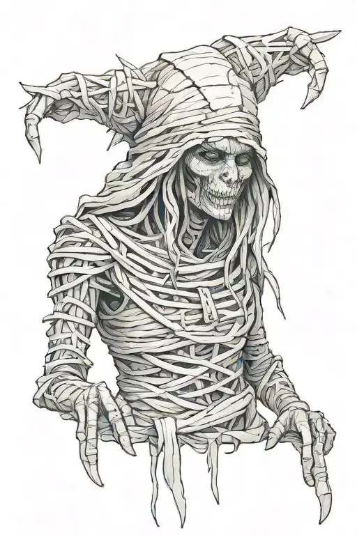 Mummy 2017 Witch Runes Symbolizing