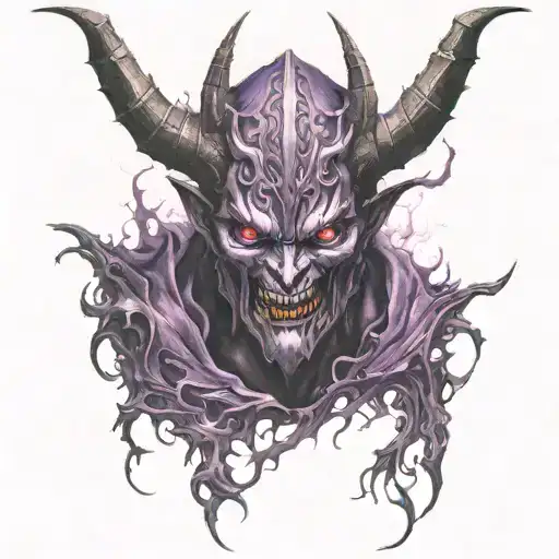 Demon Knight Purple Aura