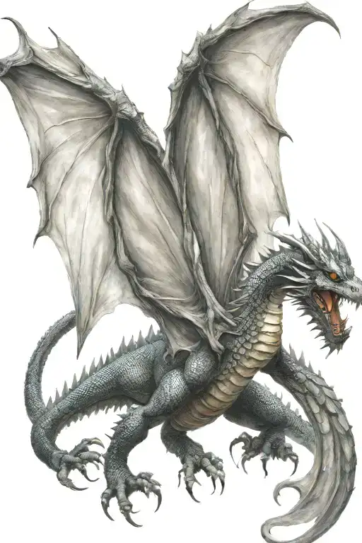 A Twoheaded Dragon With Two Wings
