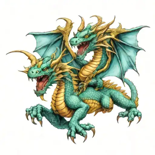 A Flying Twoheaded Dragon