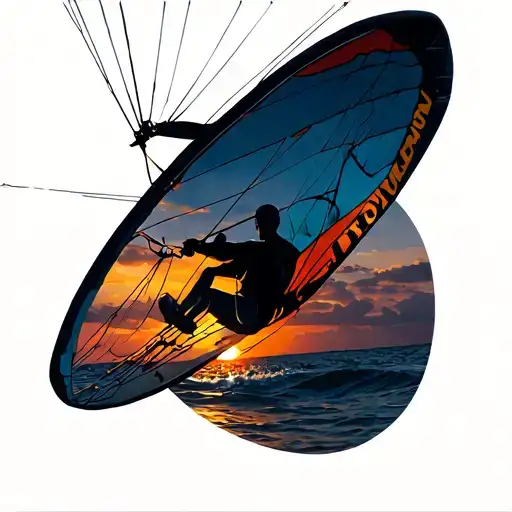 Sunset Kitesurf