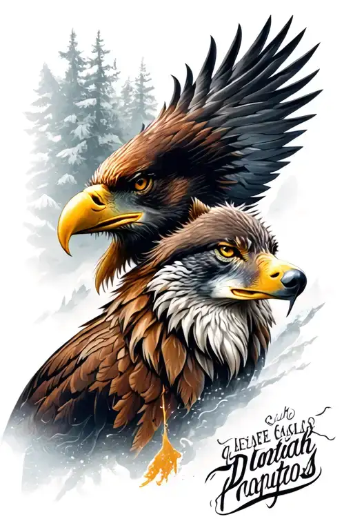 Eagle And Wolf