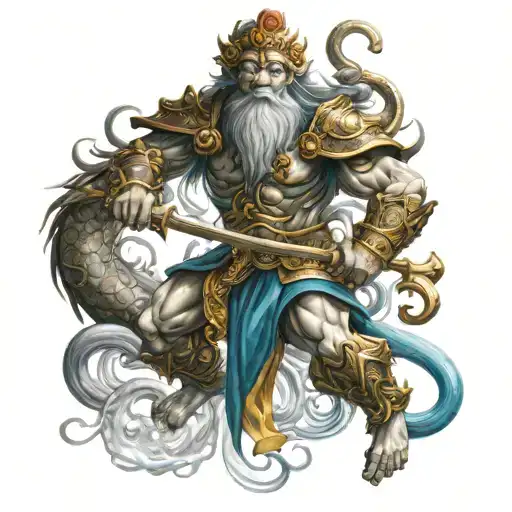 Aquarius Fights Against Monkey King