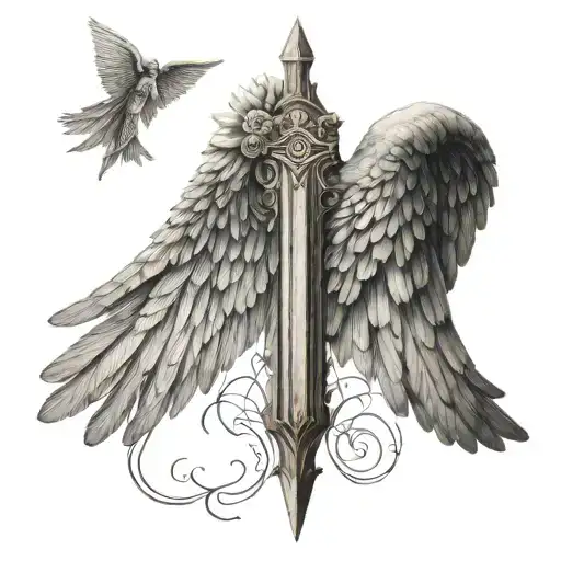 Angel Wings In Church