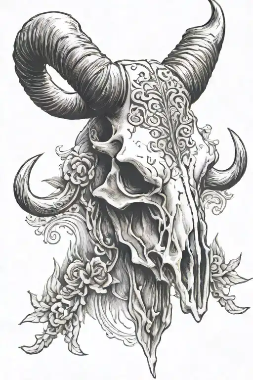 Jack Daniel's Bull Skull