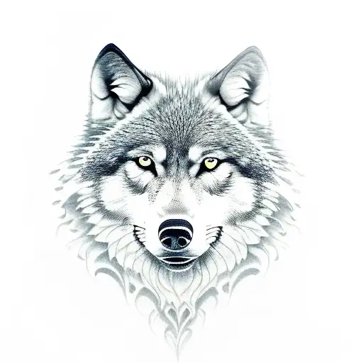 Ornamental With A Wolf