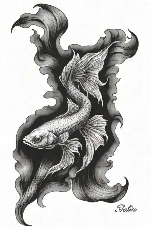 Betta Fish Long Tail