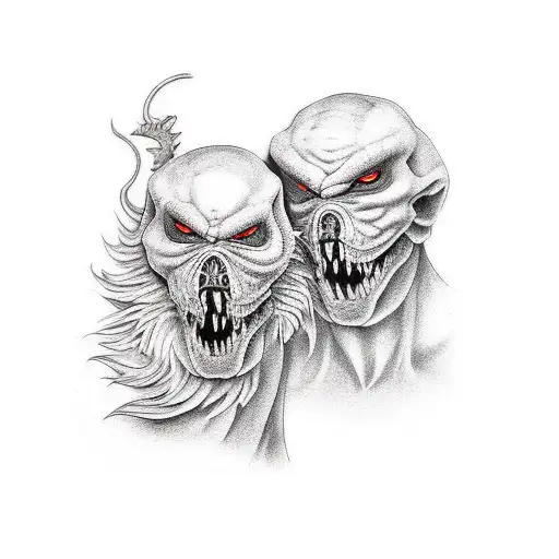 My Best Friend And I As The Protagonists From Double Dragon