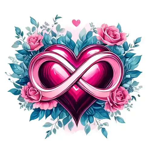 Friendship Heart And Infinity Sign