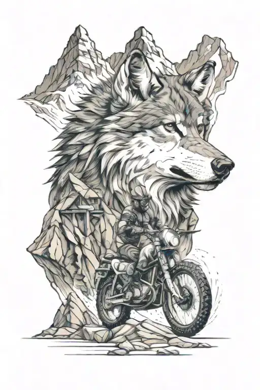 Adventure Travel Wild-camping Mountains Adventure Motorcycle Rock-climbing Wolf
