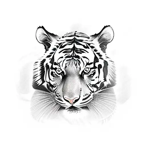 A Fierce Bengal Tiger Wearing A Cincinnati Reds Baseball Cap