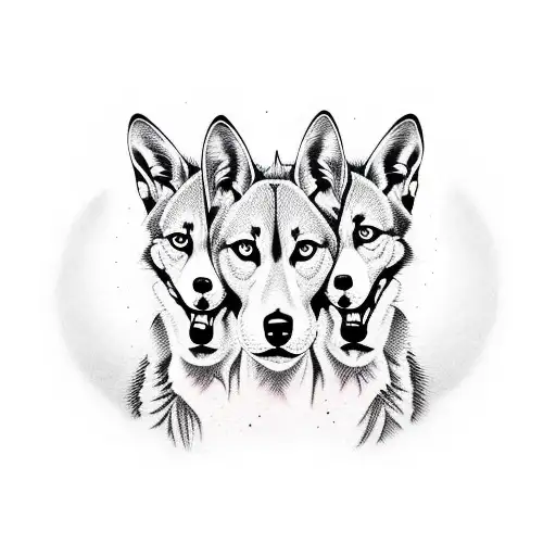 Three Headed Gothic Dingo