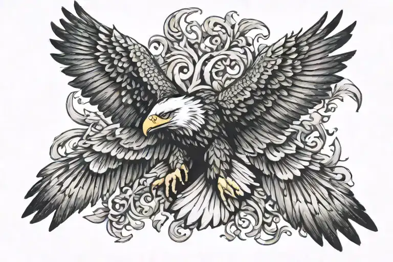 Eagle Spread Wings Spread