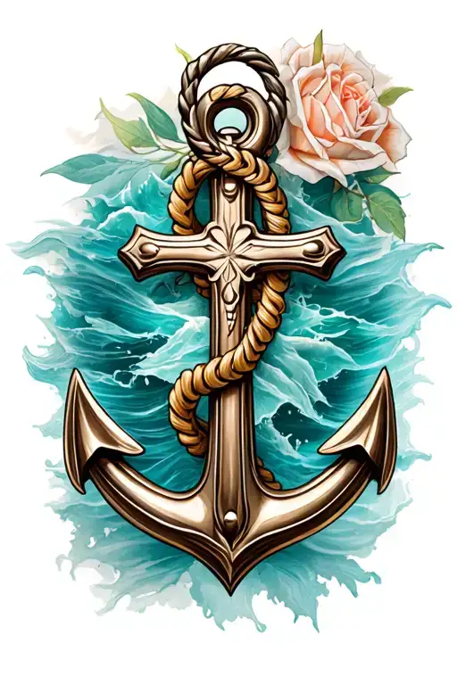 Anchor And Cross Made