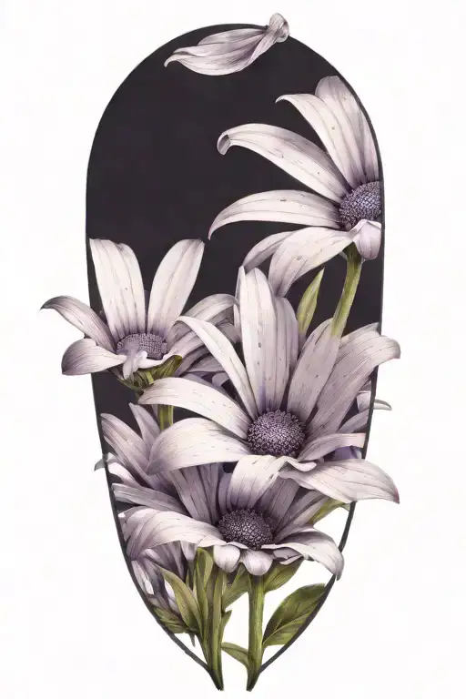 Purple Daisy Flowers