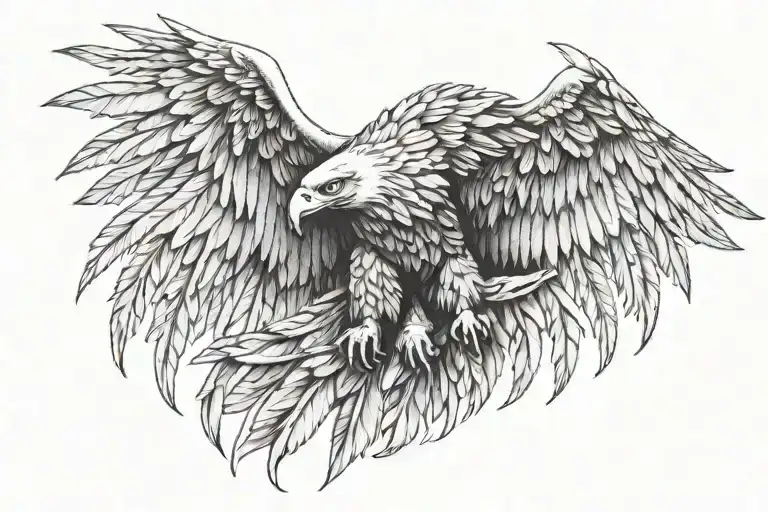 Eagle Wings On Back