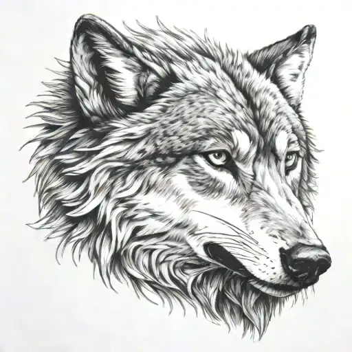 Cold Blooded Wolf Head