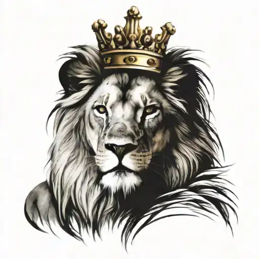 Lion With Crown