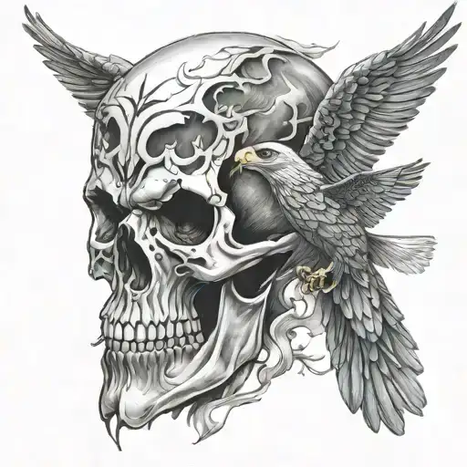 Skull And Eagle