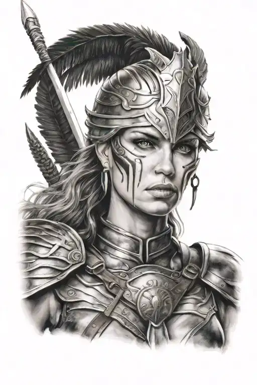 Valkyrie Warrior Holding