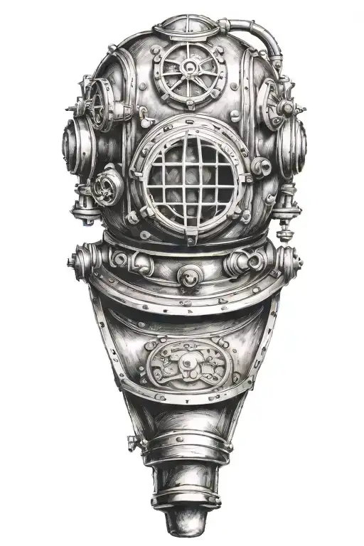 Antique Diving Helmet