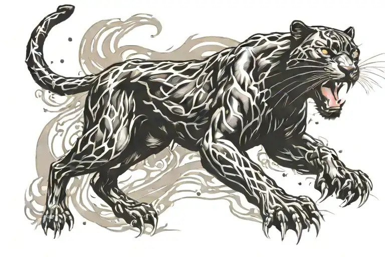 Black Panther Running