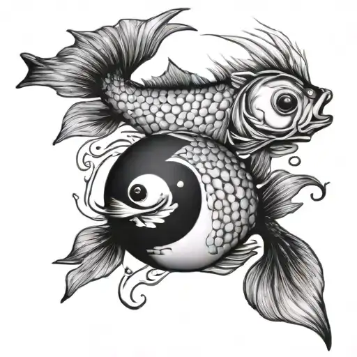 Yin And Yang Fish
