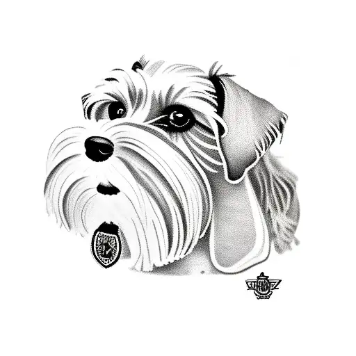 Dog Schnauzer Tattoo