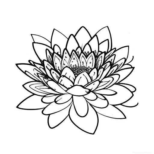 A Butterfly Resting On A Blooming Lotus Flower