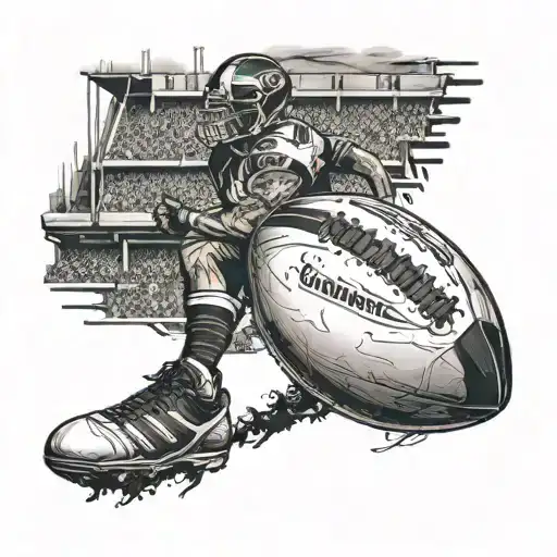 Football With Number