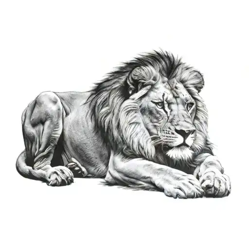 Scarface Lion Wearing