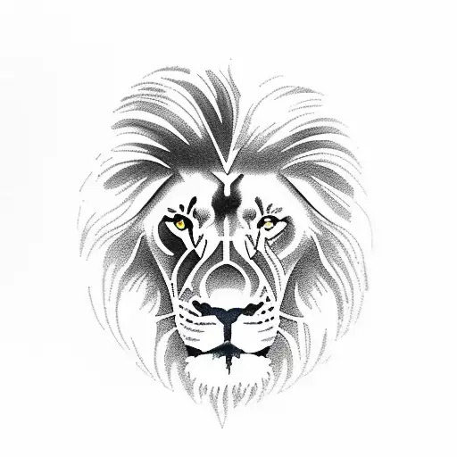 Capital V With Lion In The Middle