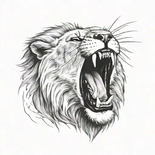 Roaring Lion Head Roaring Lion