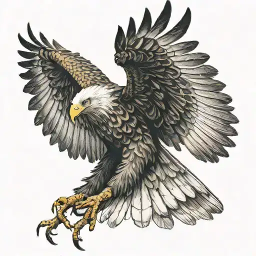 Harphy Eagle Flying