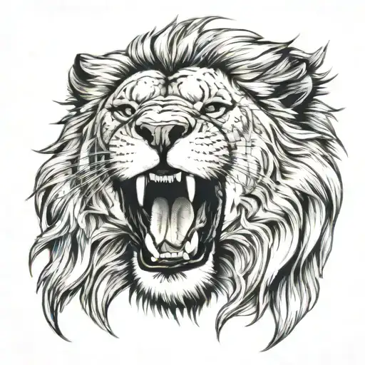 Lion Roaring