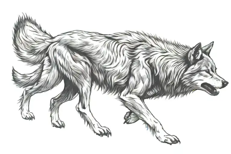 Shadow Wolf Howling