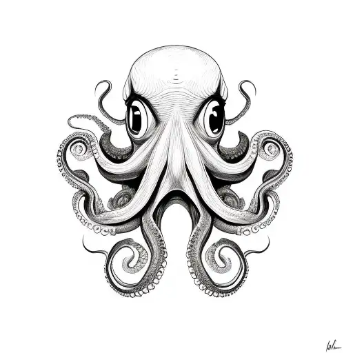 Octopus With Eyes