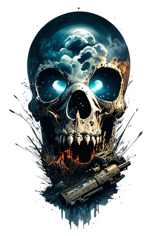 Nuclear Fallout Wasteland Ecosystem With Endemic