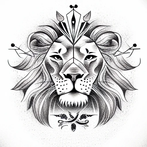 Lion With Crown