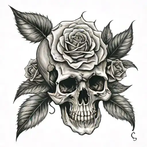 Skull And Roses