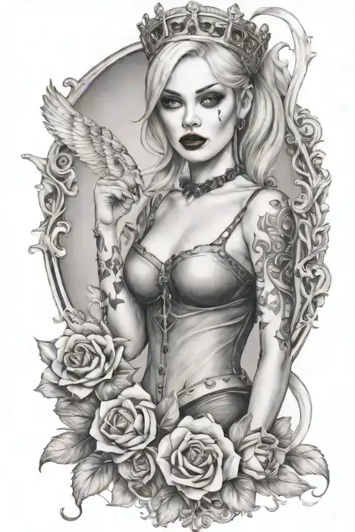 Woman Like Harley Queen