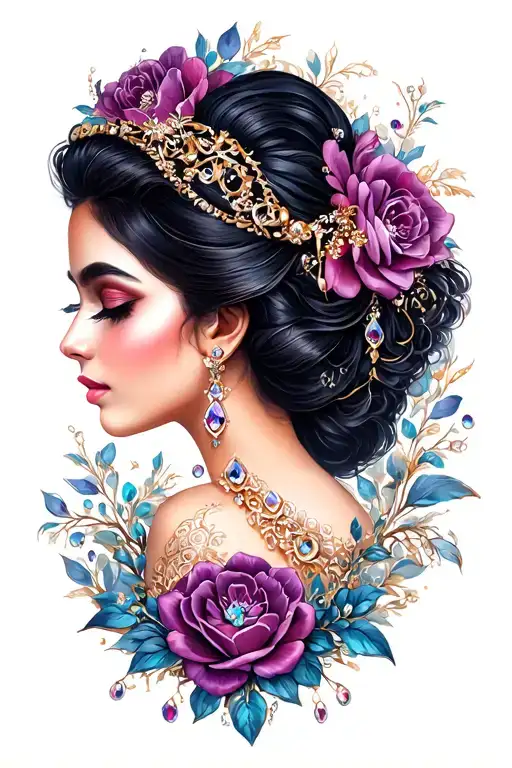 Mandella With Jewels