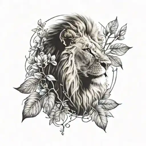 Lion & Nature