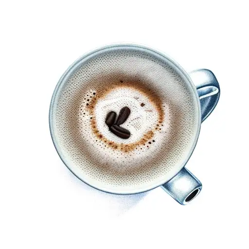 A Steaming Cup Of Coffee With A Stethoscope Wrapped Around It