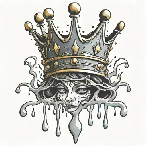Dripping Graffiti Crown