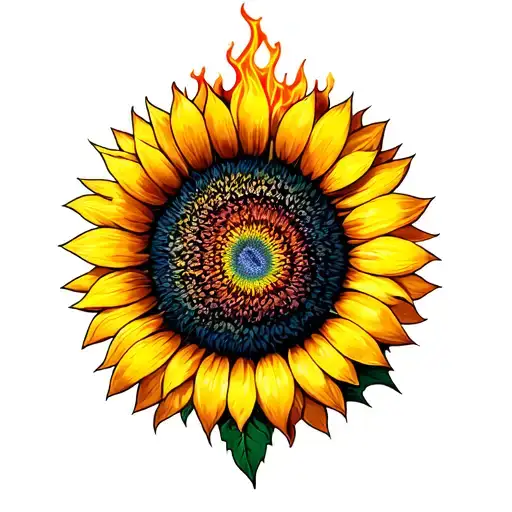 Sunflower Sun Fire