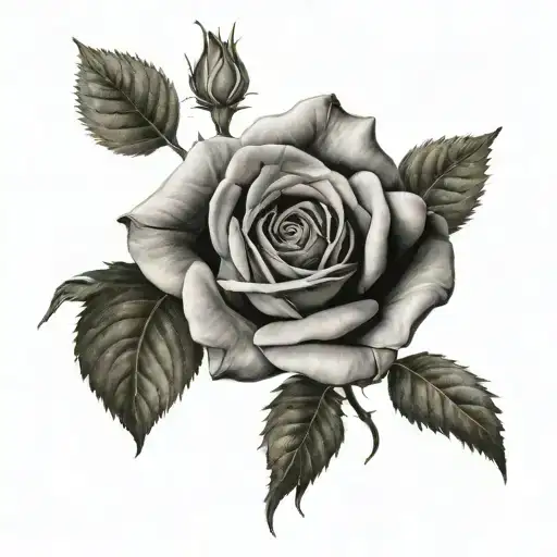 Small Rose Growing Really Young