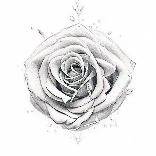 Flower Roses Wolf Romanclock