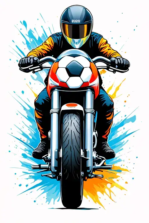 Motorcycles And Soccer