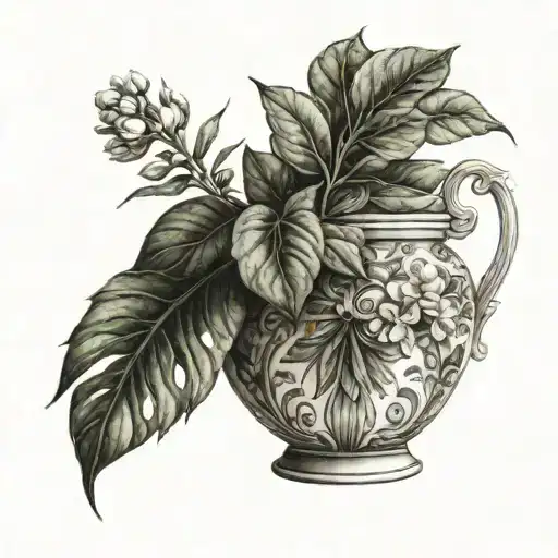 Plant In A Pretty Vase